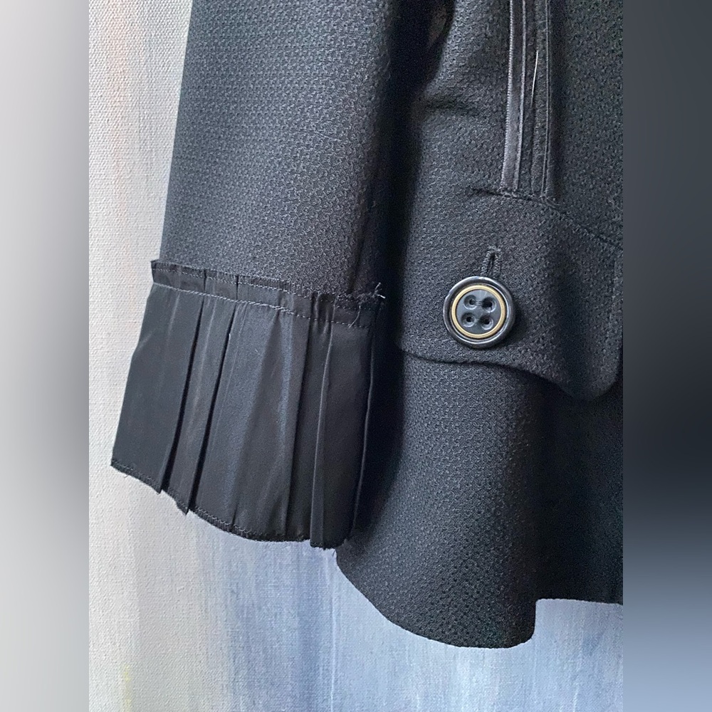 DOLCE & GABBANA Black Button-Up Blazer and Skirt Suit SET - Picture 5 of 13